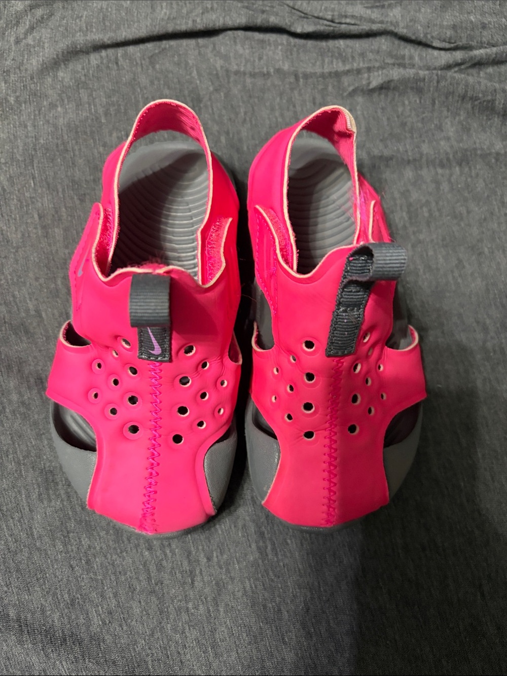 Nike Kids Water Shoes in Bright Pink and Gray